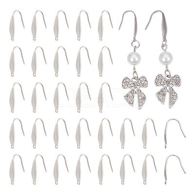 80Pcs 316 Surgical Stainless Steel Earring Hooks STAS-UN0034-73-1