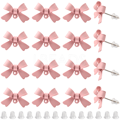 32Pcs Alloy Stud Earring Findings FIND-BBC0005-28B-1