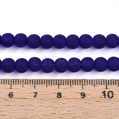 Transparent Glass Beads Strands GLAA-T032-T6mm-MD15-1