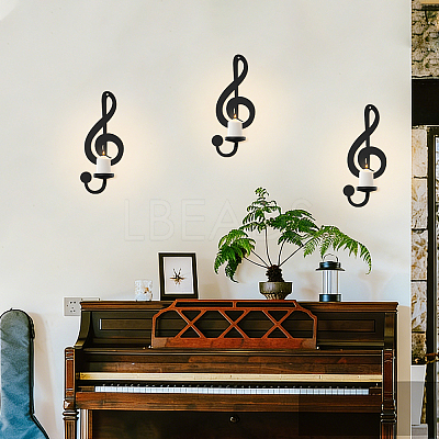 4Pcs Iron Art Wall Mounted Candle Holders ODIS-DL0001-06-1