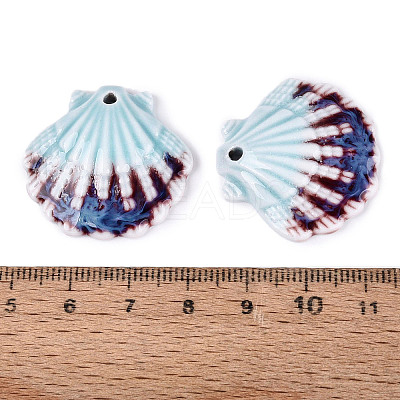 Vintage Handmade Porcelain Pendants PORC-N013-21-04-1