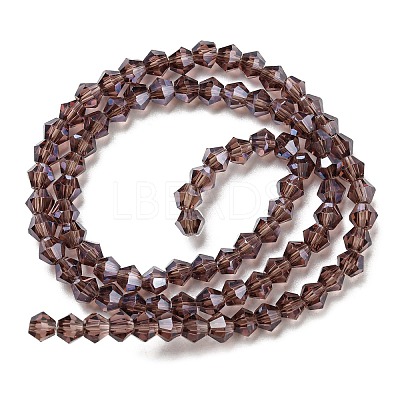 Transparent Electroplate Glass Beads Strands EGLA-A039-T3mm-A05-1