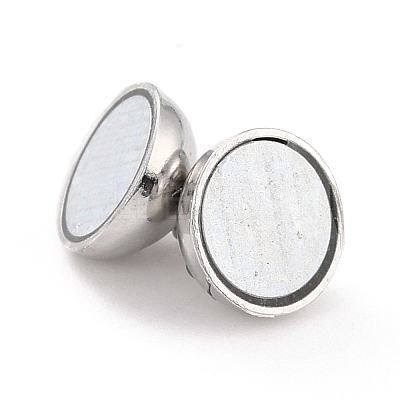 Anti-Tarnish Rhodium Plated 925 Sterling Silver Magnetic Clasps LS-STER-A001-02A-P-1
