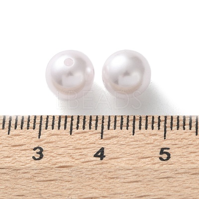 Plastic Imitation Pearl Beads FIND-M059-01C-08-1