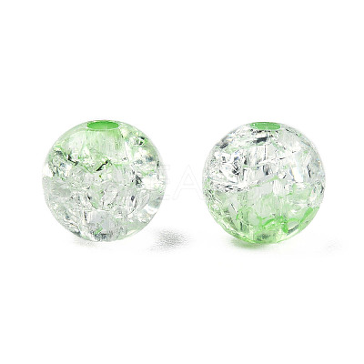 Transparent Crackle Acrylic Beads LS-CACR-N002-25B-1