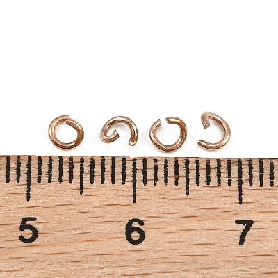 304 Stainless Steel Open Jump Rings STAS-M235-02B-RG-1