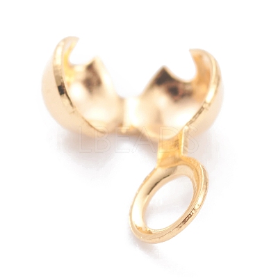 Brass Bead Tips X-KK-F824-033G-1