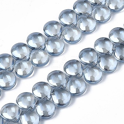 Electroplate Glass Beads Strand X-EGLA-S188-27-A01-1