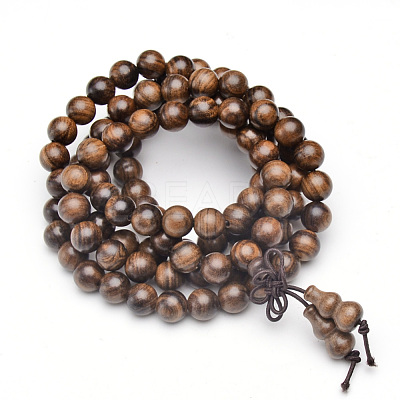 5-Loop Wrap Style Buddhist Jewelry BJEW-S125-20-1
