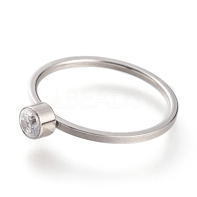 304 Stainless Steel Finger Rings RJEW-B0005-7-02P-1