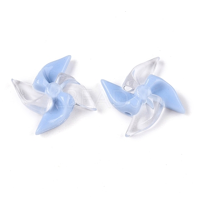 Opaque Acrylic Beads SACR-P030-C02-03-1