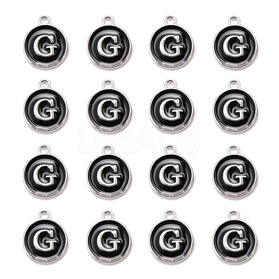 Platinum Plated Alloy Charms ENAM-S118-02G-P-1