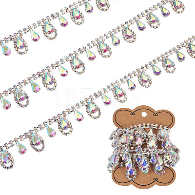 1 Yard Iron Rhinestone Strass Chains FIND-PJ0001-44B-1