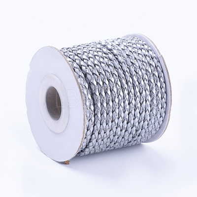 Round Braided Cowhide Cords WL-L009-01M-1
