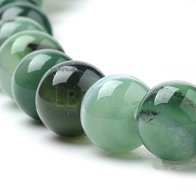 Natural Striped Agate/Banded Agate Beads Strands G-S259-04E-8mm-1