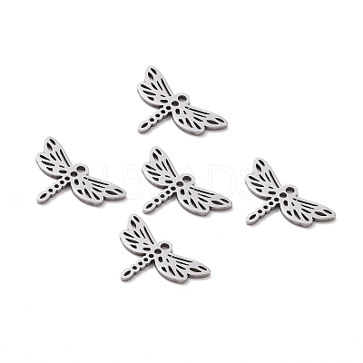 Non-Tarnish 201 Stainless Steel Filigree Joiners Links STAS-S105-JN868-1-1