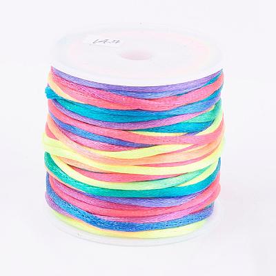 Nylon Satin Rattail Cords NWIR-L006-2mm-14-1