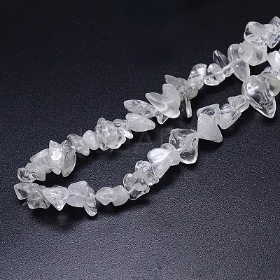 Natural Quartz Crystal Beads Strands G-O049-C-61-1