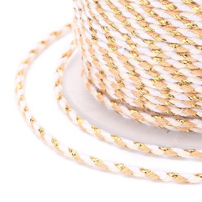 4-Ply Polycotton Cord with Metallic Thread OCOR-Z003-C09-1