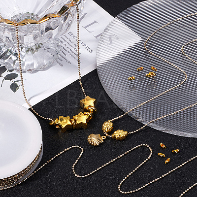 10 Yards Brass Faceted Ball Chains CHC-SP0001-05G-1