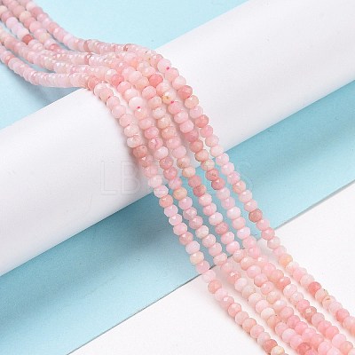 Natural Pink Opal Beads Strands LS-G-E194-07-1