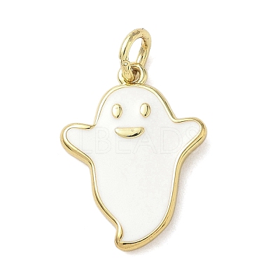 Halloween Theme Brass Enamel Pendants LS-KK-L248-01G-06-1