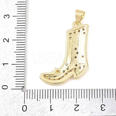 Brass Micro Pave Cubic Zirconia with Enamel Pendants LS-KK-Z145-02G-1