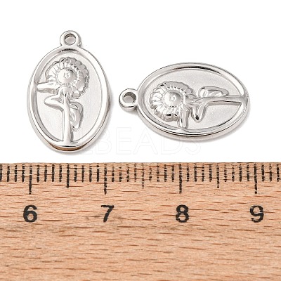304 Stainless Steel Pendants STAS-I358-12P-05-1
