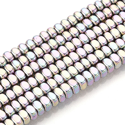 Electroplated Synthetic Non-magnetic Hematite Beads Strands G-T139-61D-1