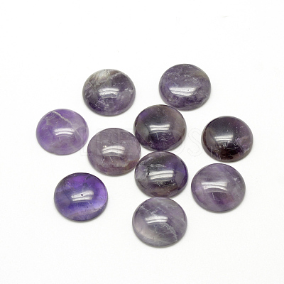 Natural Amethyst Cabochons X-G-R416-16mm-30-1