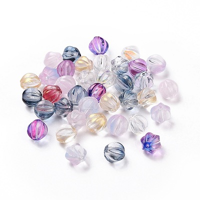 Transparent Glass Beads GLAA-L027-K-M-1