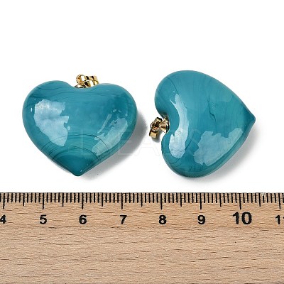 Handmade Lampwork Pendants LAMP-G160-01K-1