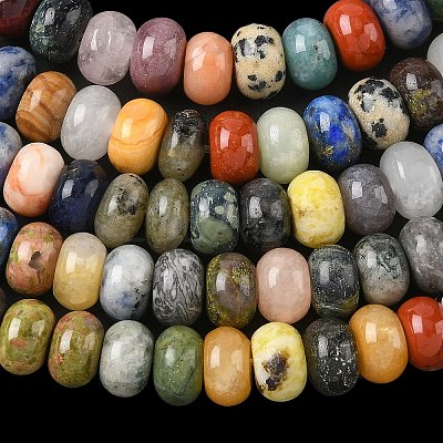 Natural Mixed Gemstone Beads Strands G-A280-A01-02-1