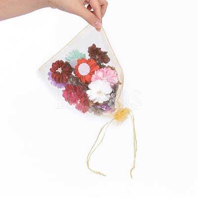Rectangle Jewelry Packing Drawable Pouches OP-S004-17x23cm-M-1