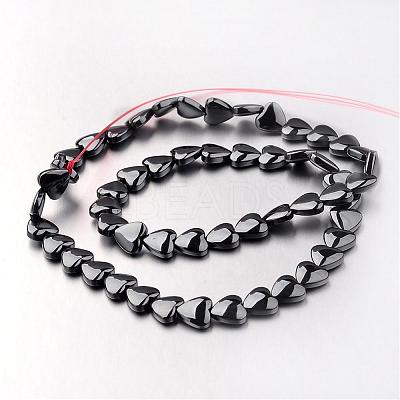 Non-magnetic Synthetic Hematite Bead Strands G-F300-22B-09-1