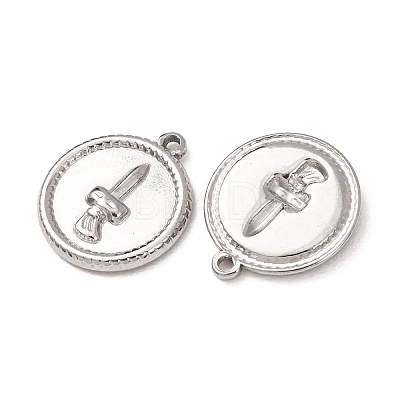 304 Stainless Steel Pendants STAS-K331-01B-P-1