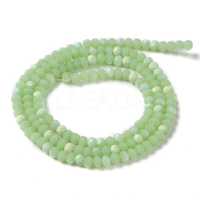 Imitation Jade Glass Beads Strands EGLA-A034-J2mm-MB01-1