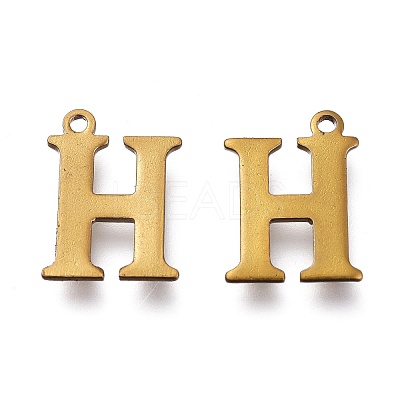 PVD Vacuum Plating  304 Stainless Steel Charms STAS-H112-H-AB-1