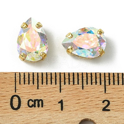 Preciosa&reg MAXIMA Crystal Sew-On Cups Y-PRC-SD10-00030-200-G-1
