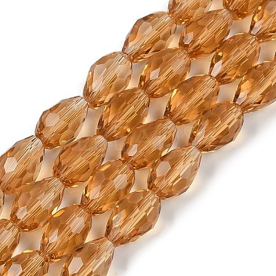 Transparent Glass Beads Strands EGLA-N013-T10mm-D21-1