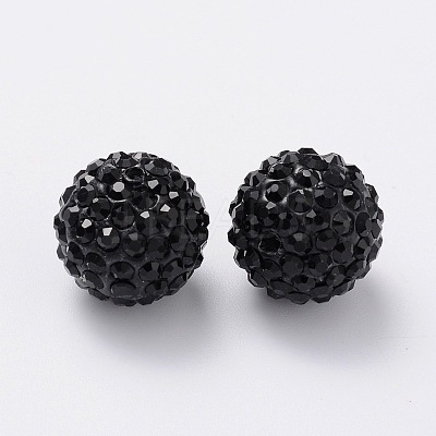 Grade A Rhinestone Pave Disco Ball Beads RB-Q101-11-1