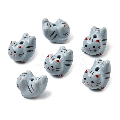 Handmade Porcelain Beads PORC-Z009-02B-1
