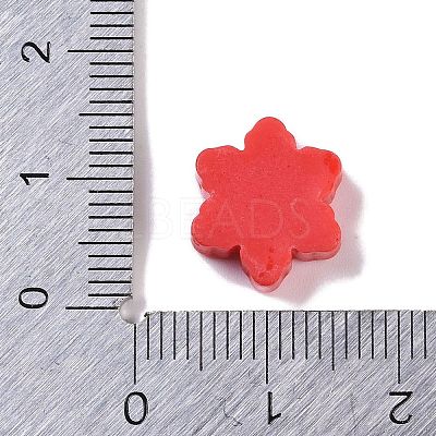 Opaque Christmas Theme Resin Cabochons RESI-H162-06F-1