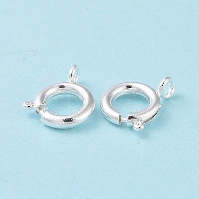Eco-friendly Brass Spring Ring Clasps KK-D082-01B-S-1