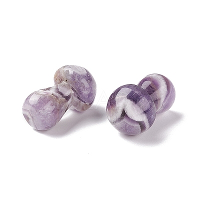 Natural Amethyst GuaSha Stone G-A205-25L-1