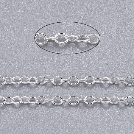 Brass Cable Chains X-CHC-034Y-S-NF-1