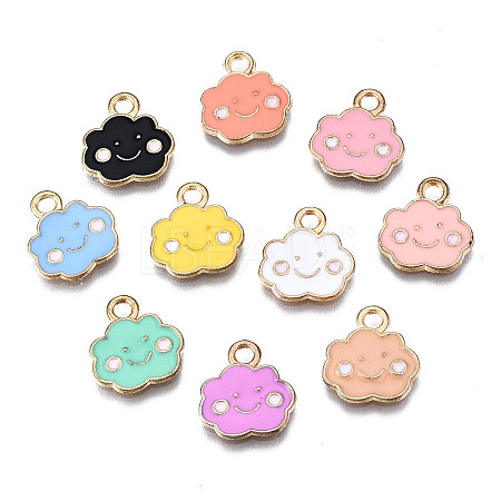 Alloy Enamel Charms ENAM-S121-072-A-1