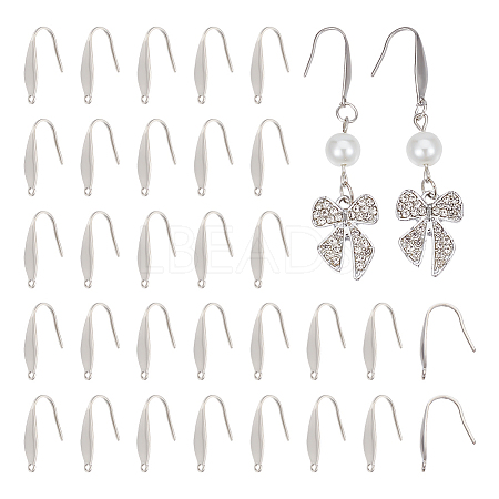 80Pcs 316 Surgical Stainless Steel Earring Hooks STAS-UN0034-73-1