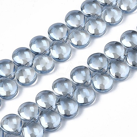 Electroplate Glass Beads Strand X-EGLA-S188-27-A01-1