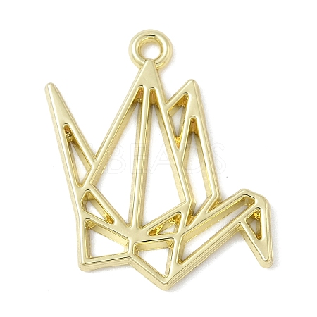 Alloy Open Back Bezel Pendants FIND-L025-07G-1